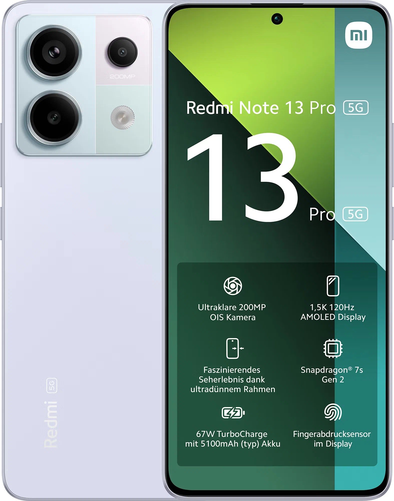 XiaomiСмартфонNote13Pro5GEU12/512ГБ,фиолетовый