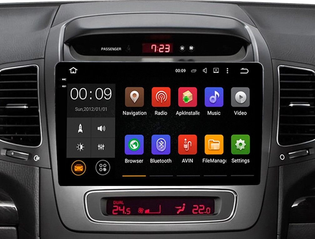 Киа соренто магнитола фото Штатная магнитола Roximo 2K RX-2301 для KIA Sorento 2, 2012- - купить в интернет