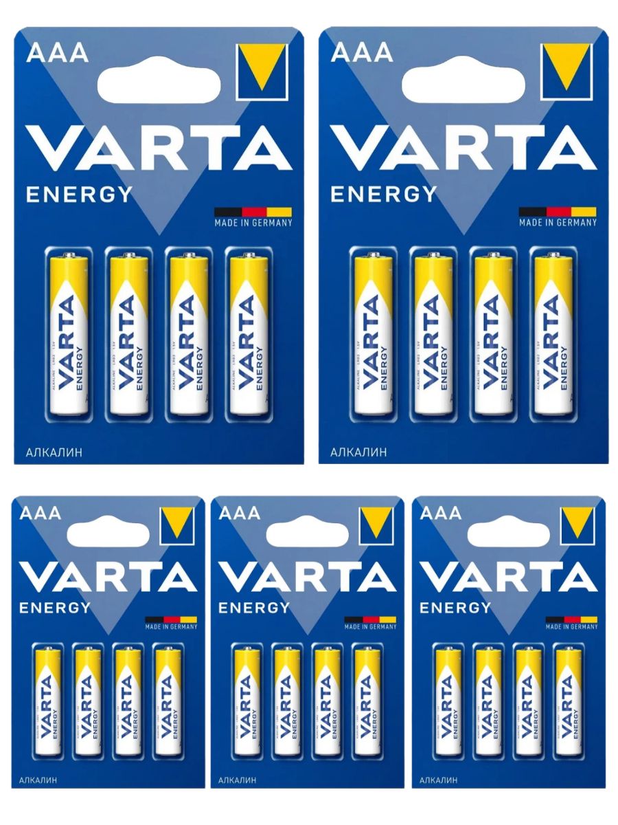 Батарейки varta energy