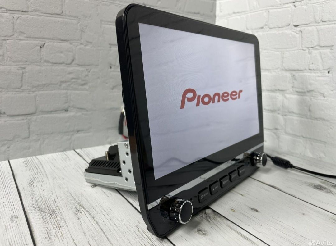 Магнитола 1 din Pioneer (1 дин Пионер) WiFi, GPS, USB, Блютуз, 3/32гб,  CarPlay, экран 10 дюймов для любого авто.1 DIN - купить в интернет-магазине  OZON с доставкой по России (1421216076)