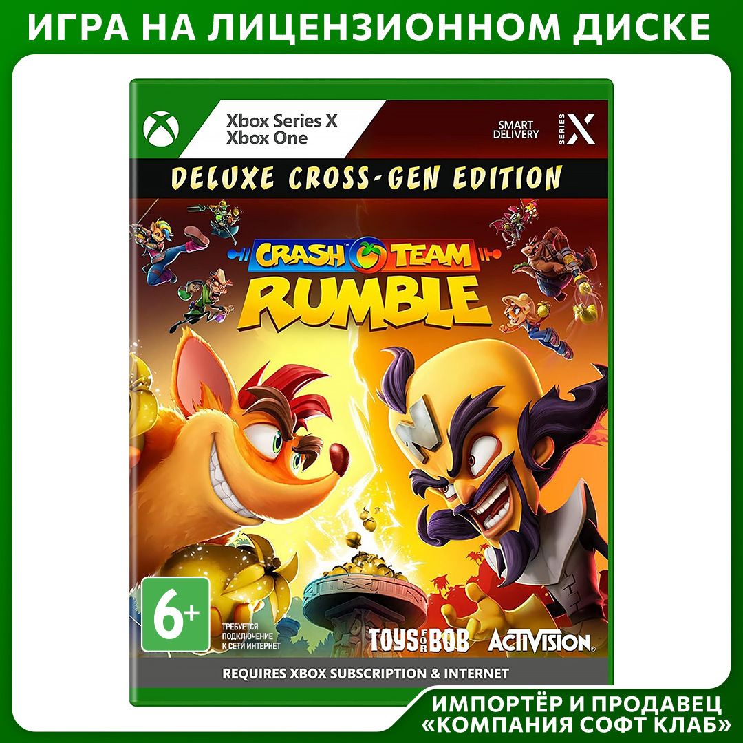 Игра Crash Team Rumble. Deluxe Edition (Xbox One, Xbox Series, Английская версия)