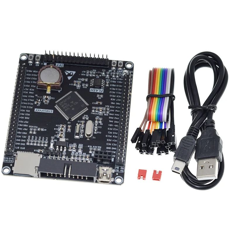 ОтладочнаяплатанаSTM32F407VET6(STM32Cortex-M432-bitRISC)