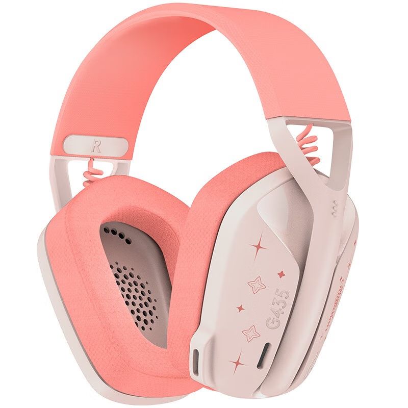 НаушникибеспроводныесмикрофономLogitechG435,розовый