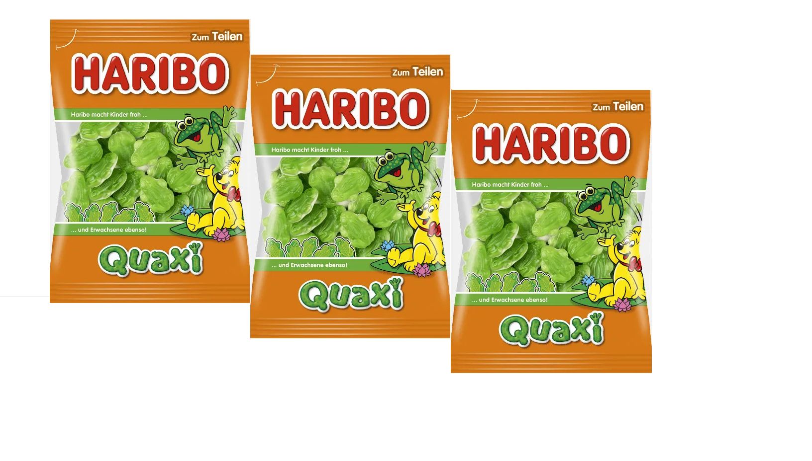 Жевательный мармелад haribo quaxi (Германия) 3 уп. х 175 гр.