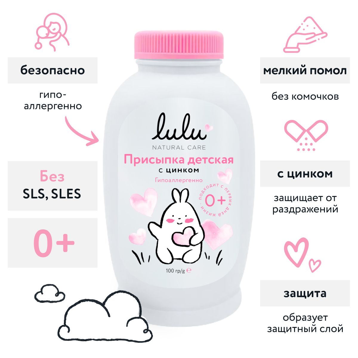 LULU Присыпка 100 мл