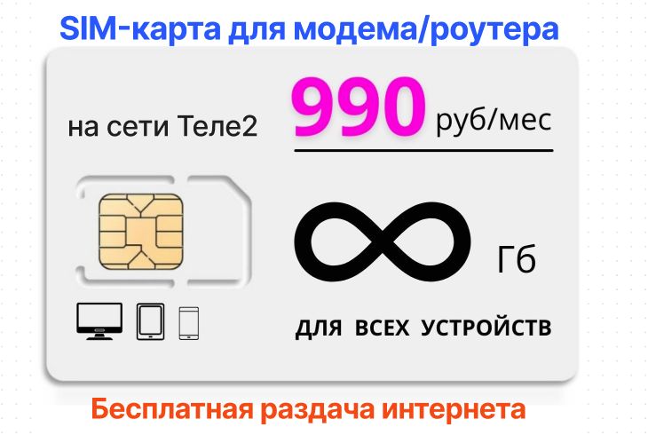 Купить Симку С Безлимитным Интернетом Для Модема