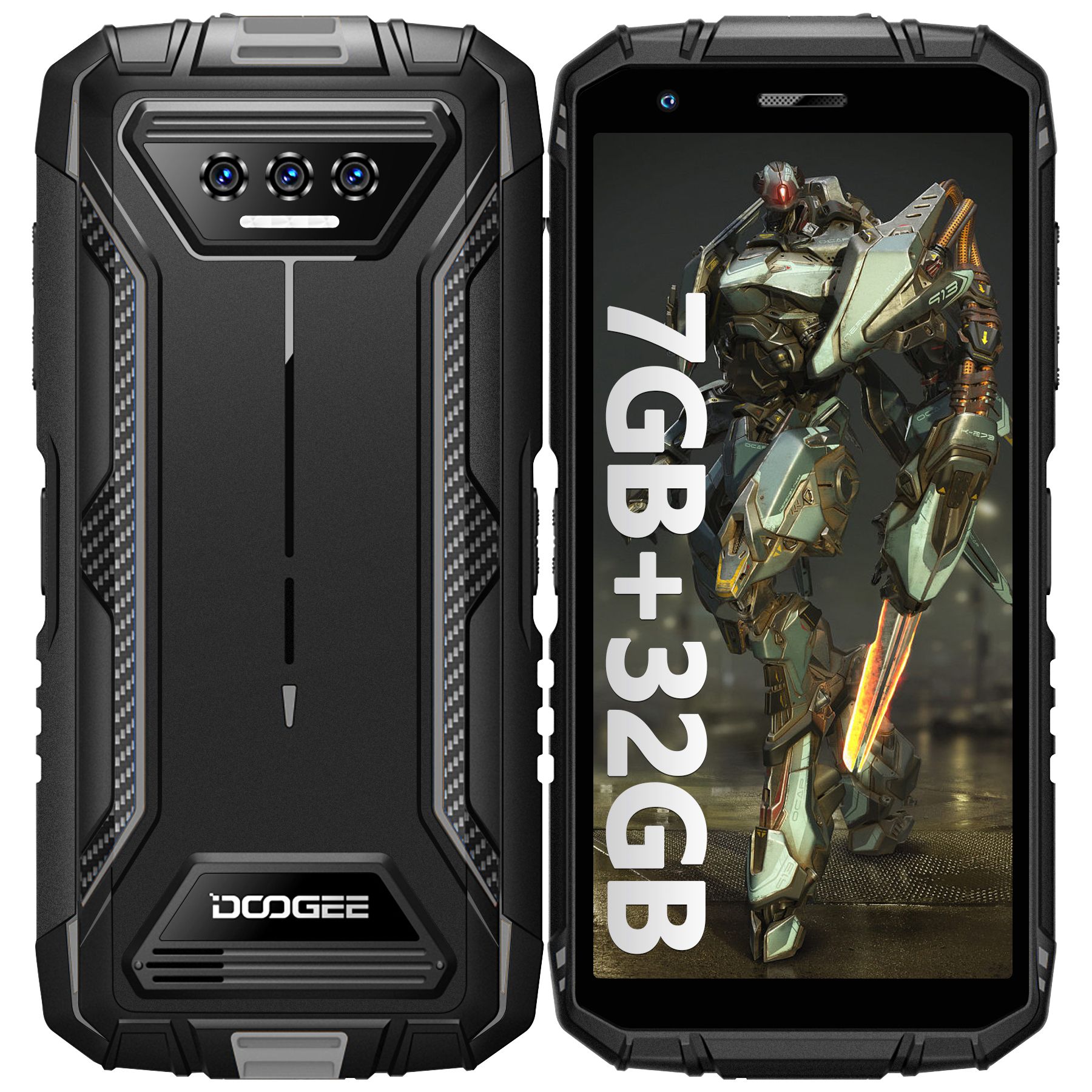 Doogee Смартфон S41 Pro 32ГБ+7(4+3 Расширенная оперативная память до 7 ГБ)  4/32 ГБ, черный