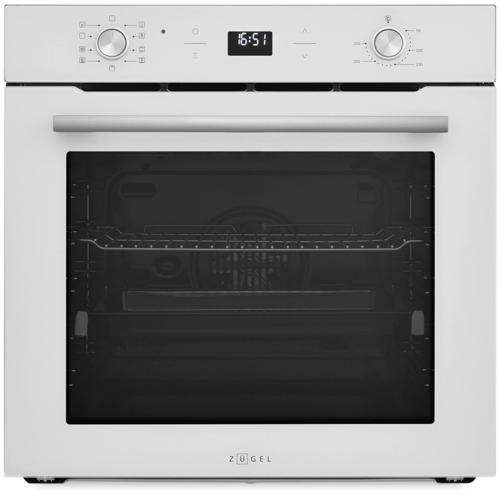 Духовой шкаф электрический ZUGEL ZOE602W, объем 75 л, 9 режимов работы,  таймер, сенсорное управление, дисплей, белый - купить с доставкой по  выгодным ценам в интернет-магазине OZON (852500657)