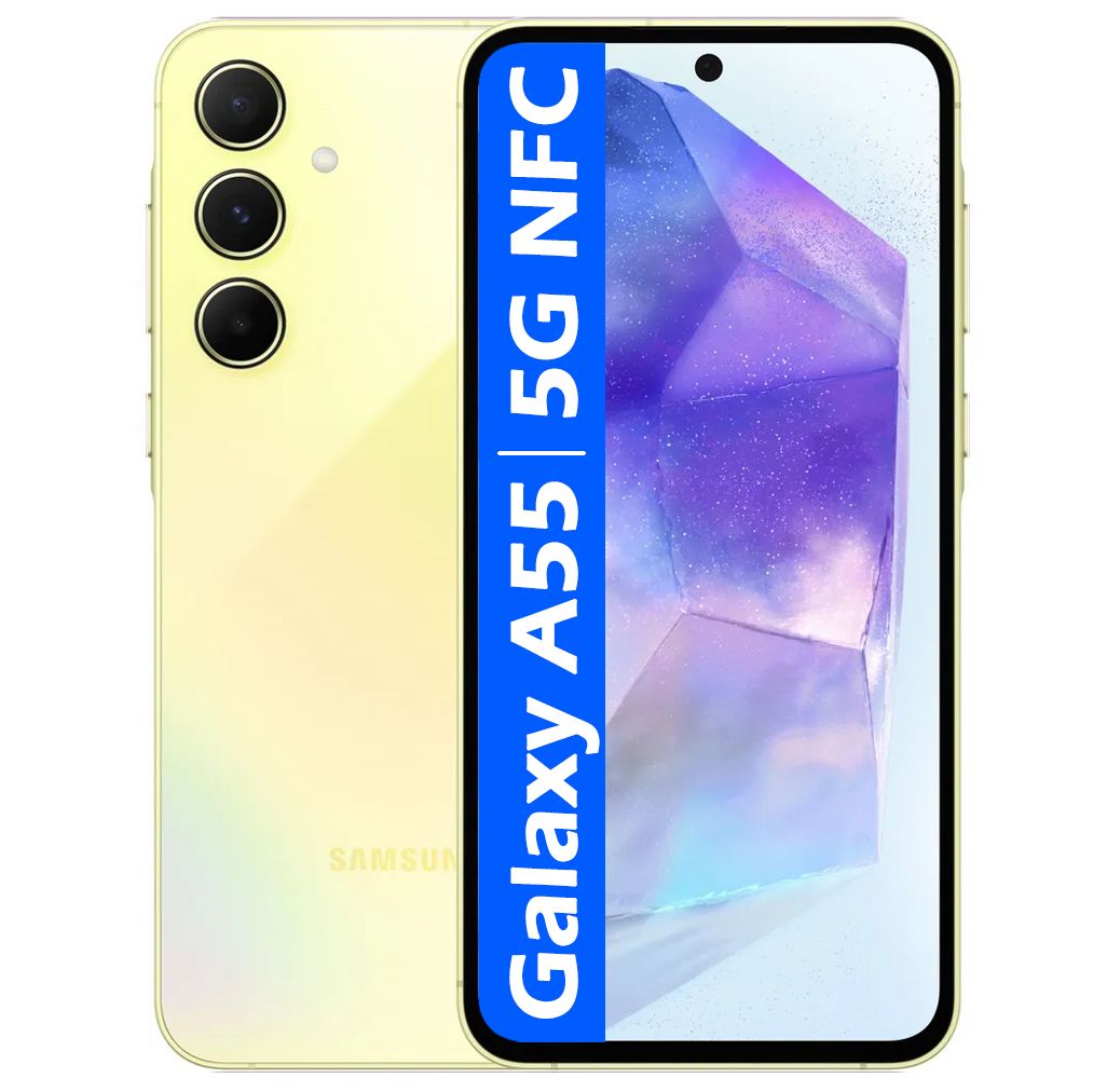 SamsungСмартфонРОСТЕСТ(ЕВРОТЕСТ)GalaxyA555GNFC8/256ГБ,желтый