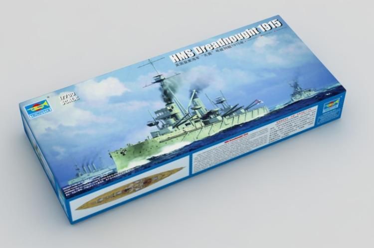 Trumpeter 1/700 06705 HMS Дредноут 1915Корабль