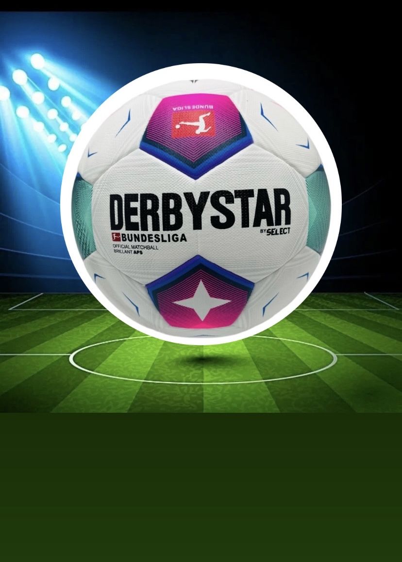 Футбольный мяч DERBYSTAR Select Bundesliga, насос с иглой в комплекте, размер 5