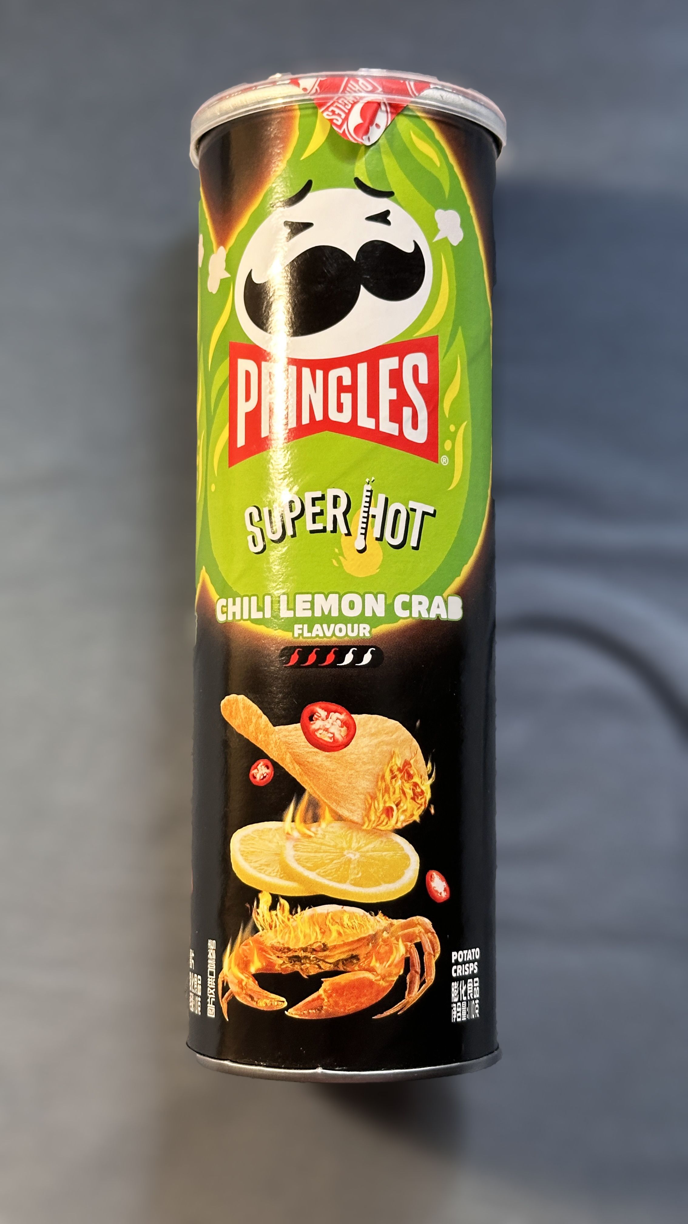 Pringles со вкусом Chilli Lemon Crab