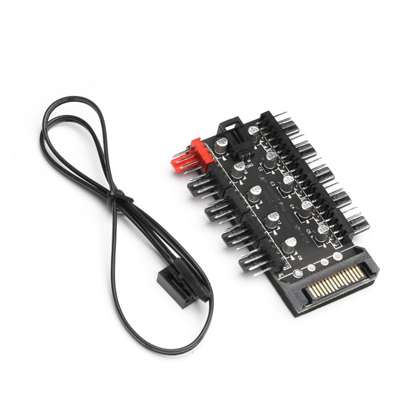 Pwm pc. Хаб для вентиляторов 4 pin. 4pin pwm hub. pwm разветвитель. 4-pin pwm.