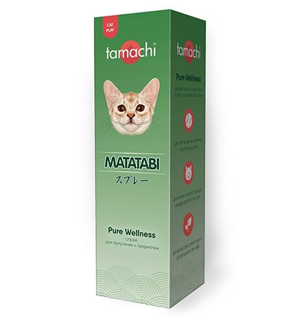 Tamachi Matatabi Pure Wellness / Спрей Тамачи для кошек для приучения к предметам, 125 мл