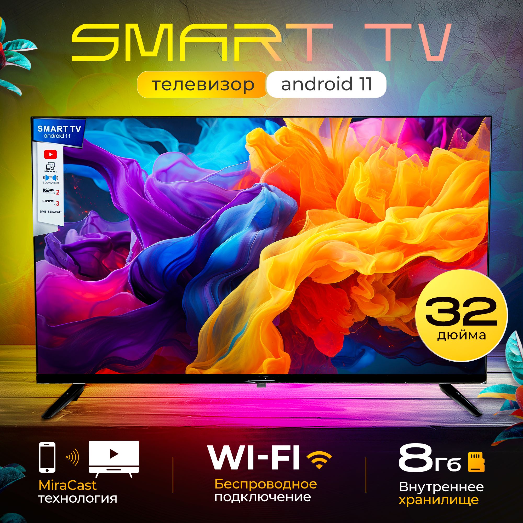 Купить телевизор Smart TV 32