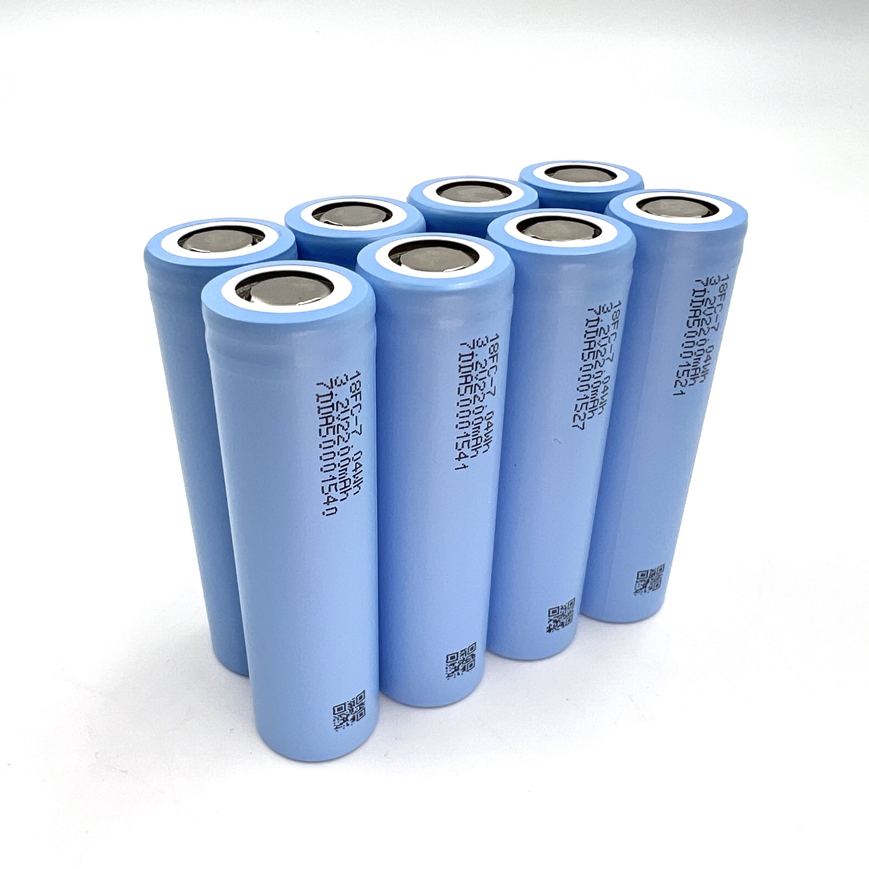 Аккумулятор18650LiFePO43.2V,2200mAh,JGCFR18650,8шт.