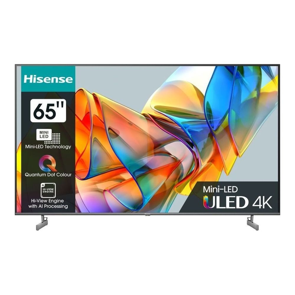 HisenseТелевизорULED65U6KQ65"4KUHD,темно-серый