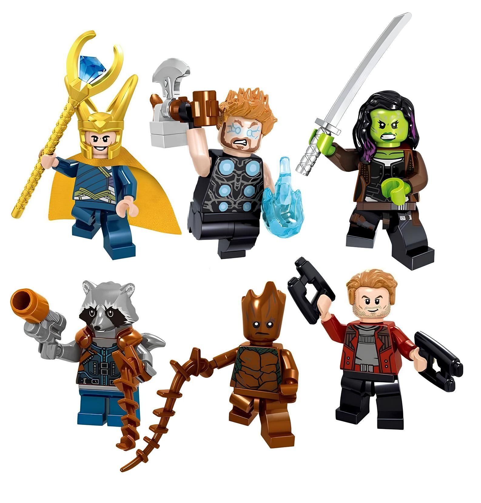 Lego thor groot rocket online