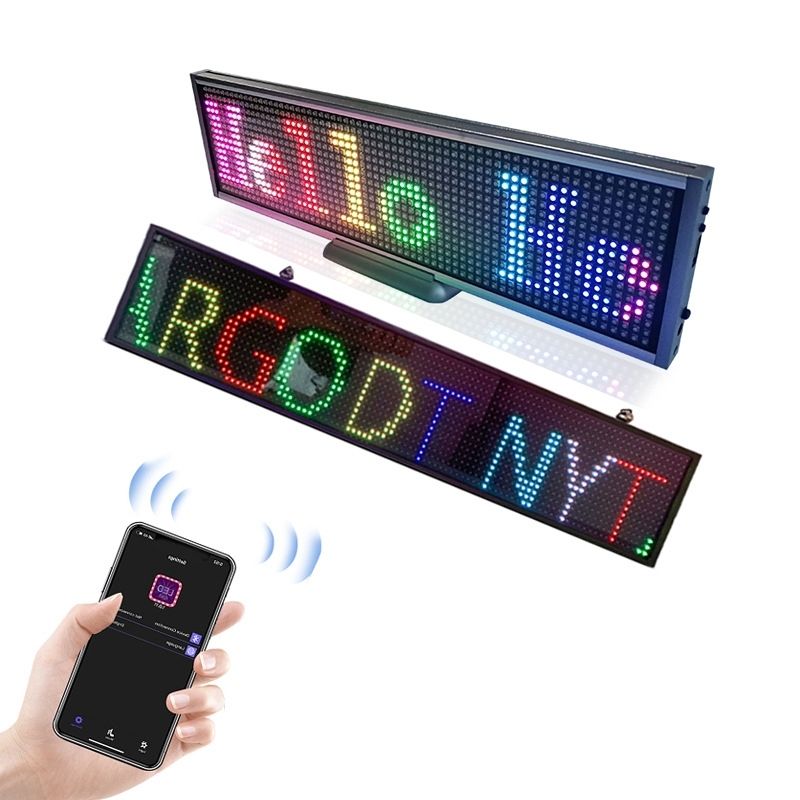Programmable flex led display. Programmable flex led display