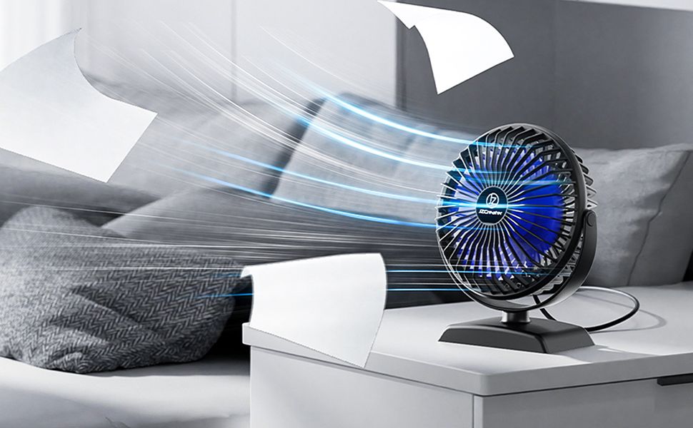 вентилятор настольный бесшумный/Модный и популярный вентилятор от юсб.(图5)