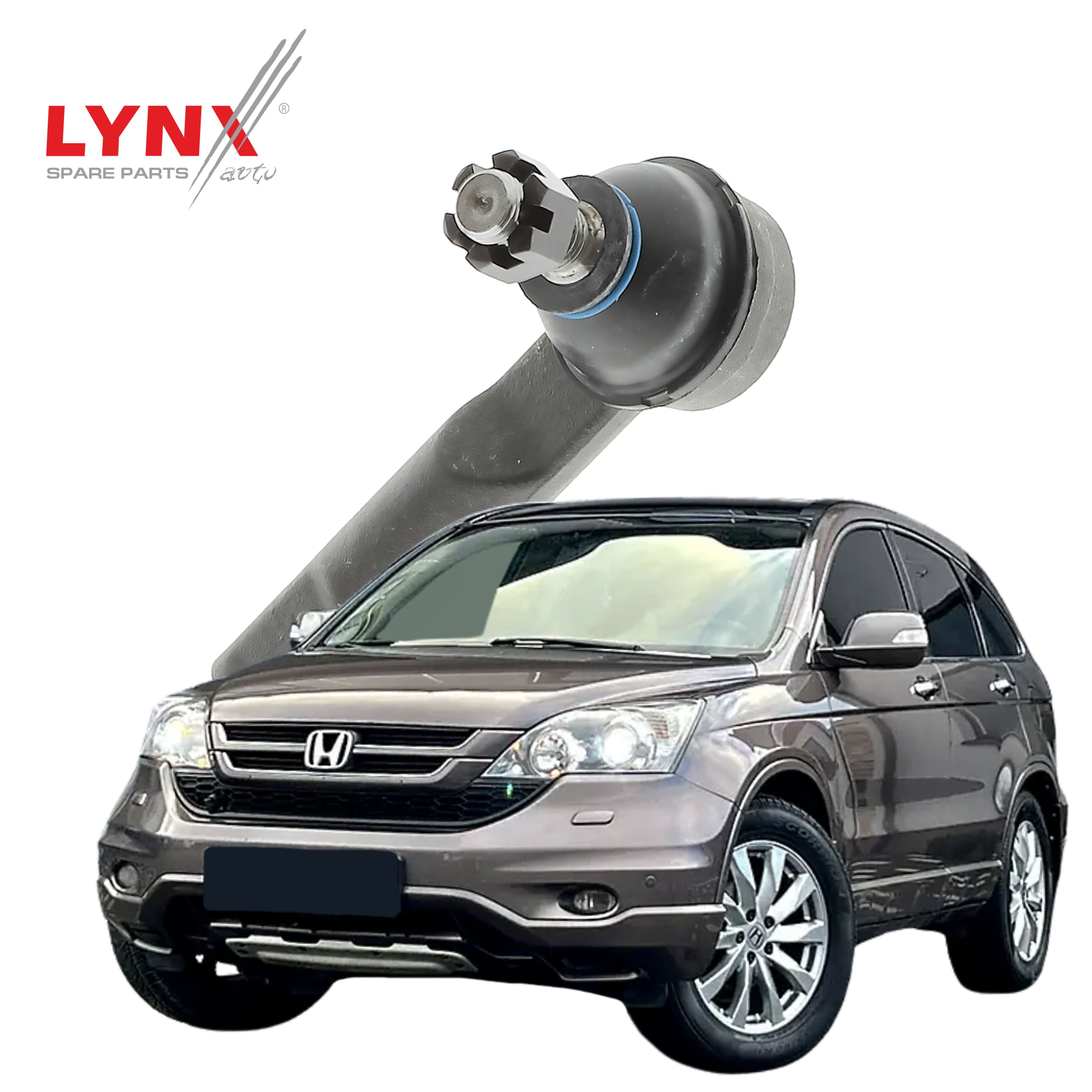 Наконечник рулевой Honda CR-V (3) / Хонда Цр-в 2007 2008 2009 2010 2011 2012 / левый, 1шт, LYNXauto