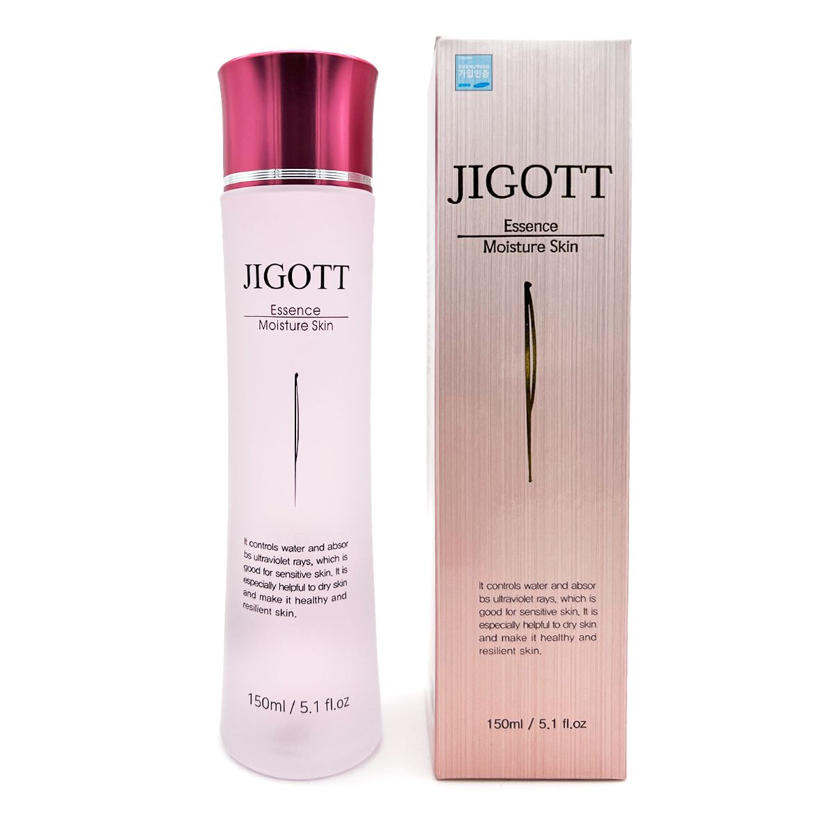 Jigott Тонер для лица с аллантоином Essence Moisture Skin, 150 мл