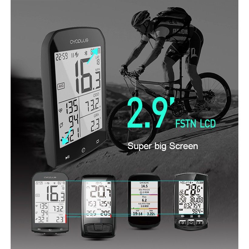 CYCPLUS M1 GPS Велосипедный компьютер спидометр Bluetooth 4.0 ANT+ for Garmin Wahoo Xoss