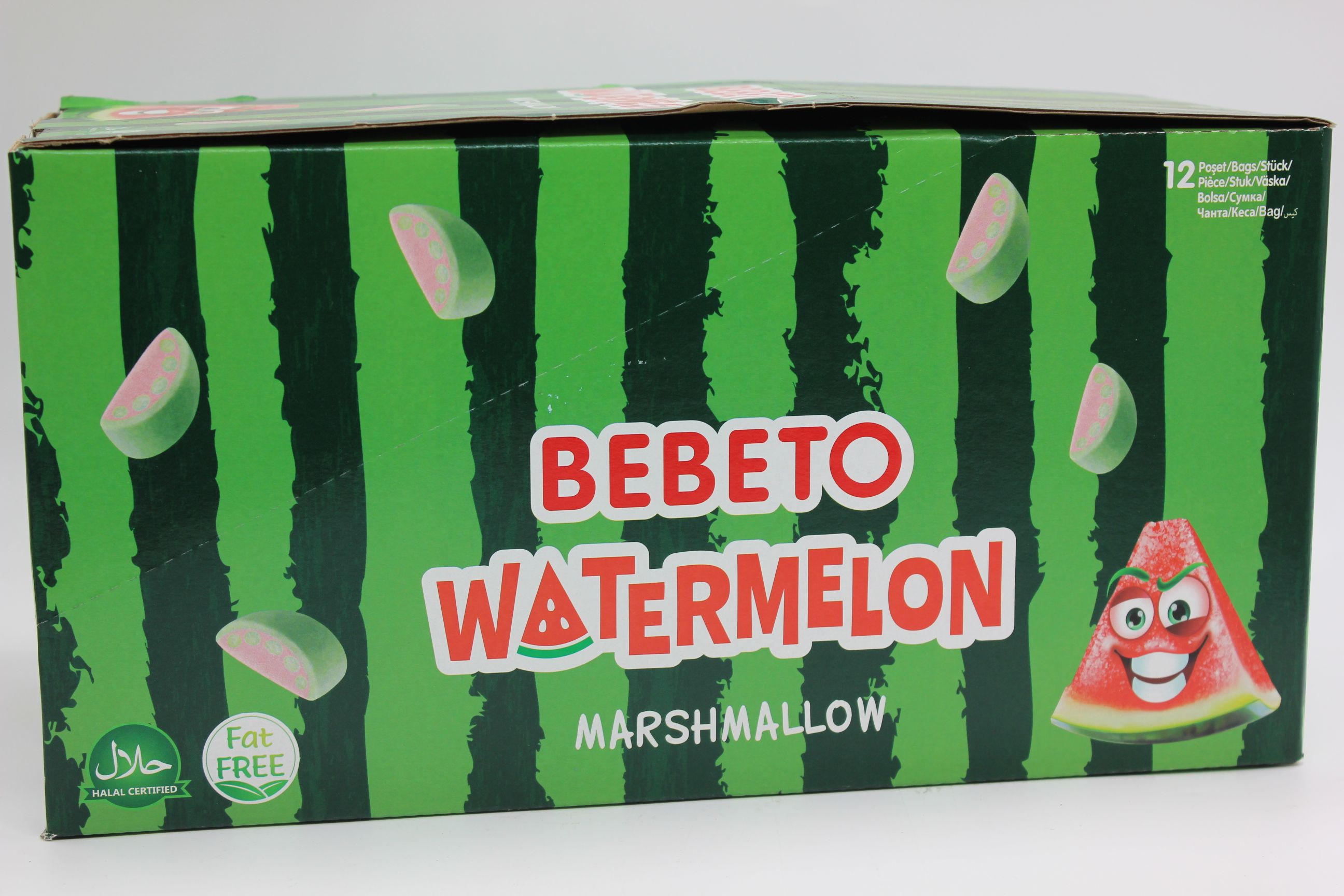 Суфле маршмеллоу, Bebeto Watermelon 12шт по 60гр