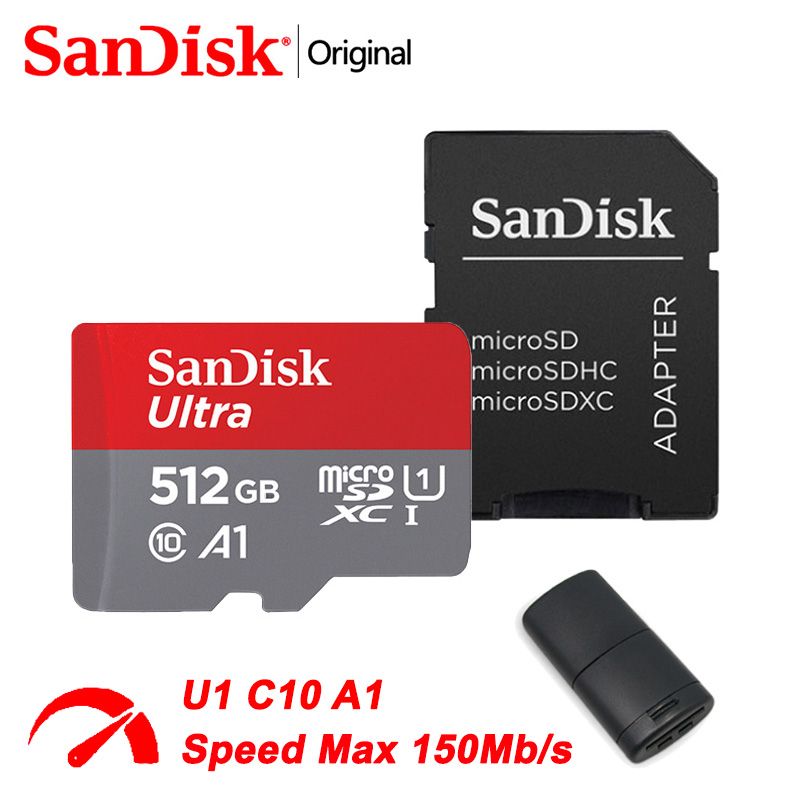 SanDisk Карта памяти Ultra 512 ГБ (SDSQUAC-512G)