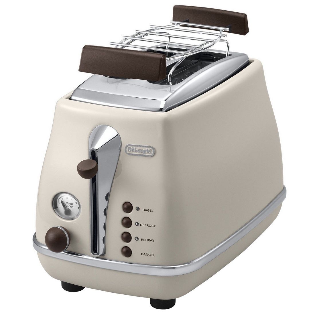 Тостер DeLonghi CTOV 2103.BG бежевый. Товар уцененный