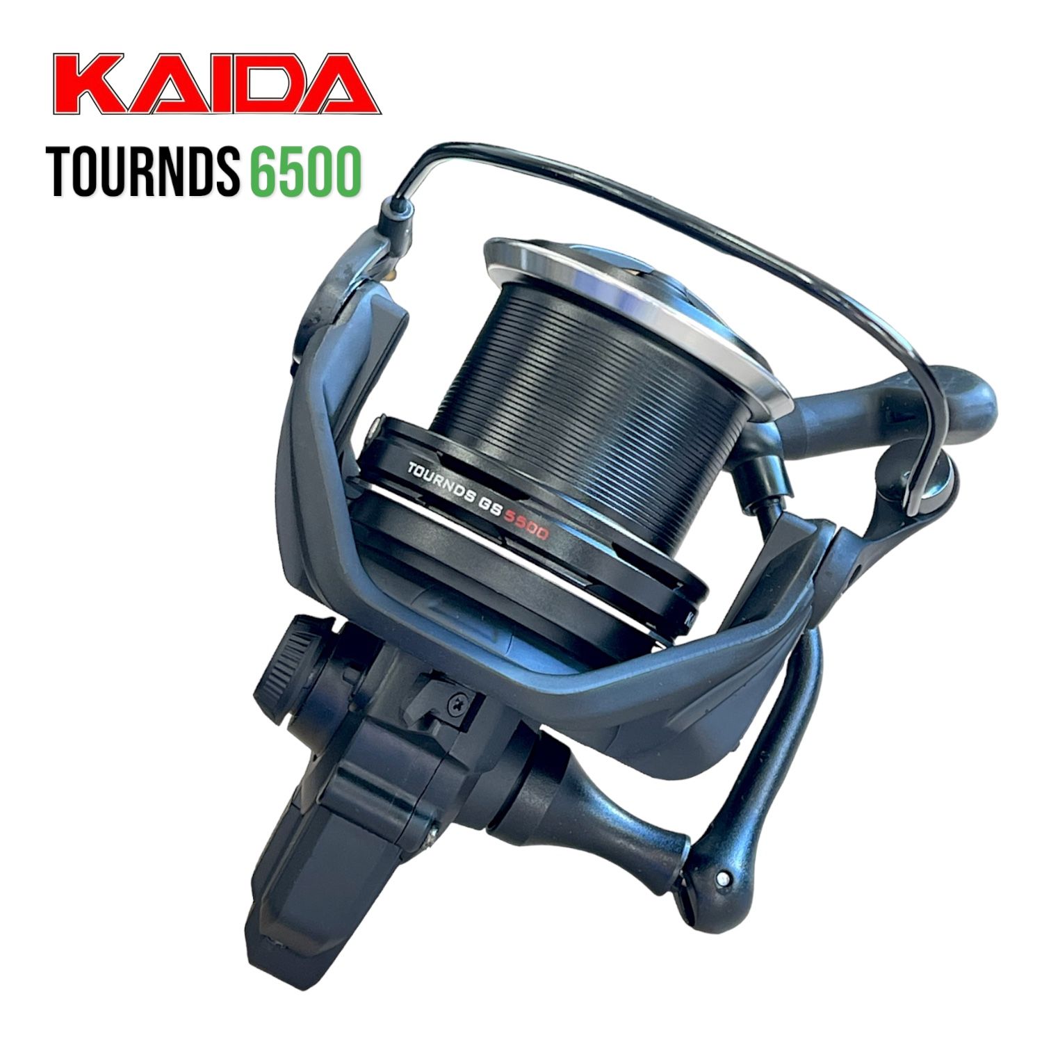 Катушка Kaida TOURNDS GS 6500 7+1 карповая, фидерная, катушка на трофейную рыбу кайда