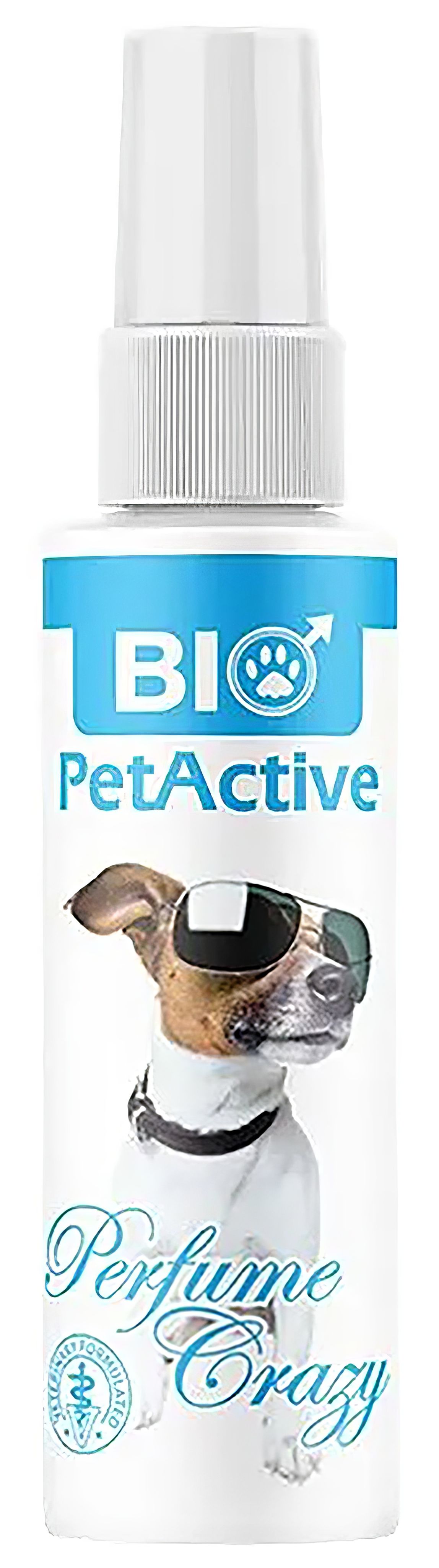 BioPetActive Парфюм Сумасшедший аромат Perfume Crazy для собак, мужской аромат, ваниль/древесный, 50 мл