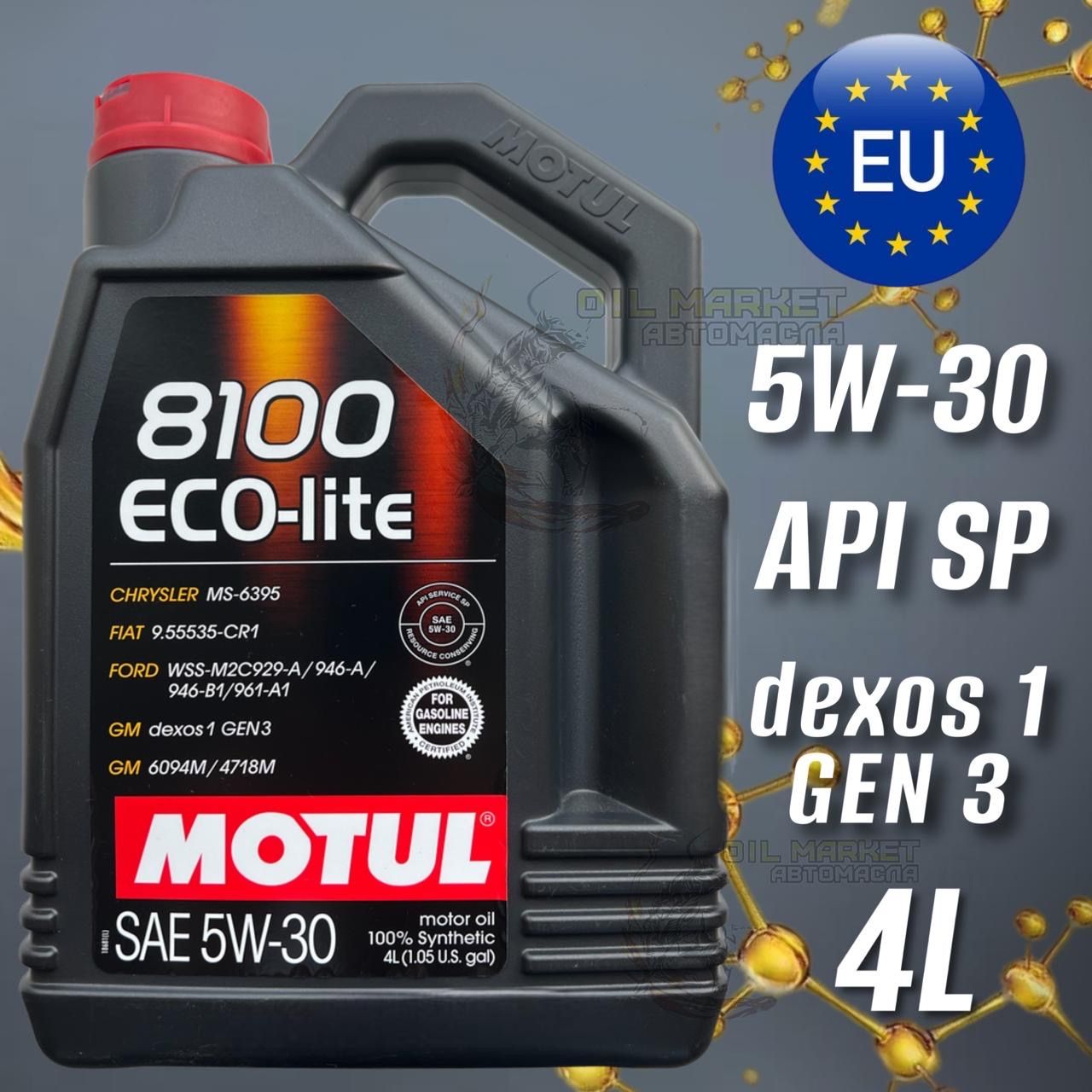 MOTULoil5W-30Масломоторное,Синтетическое,4л