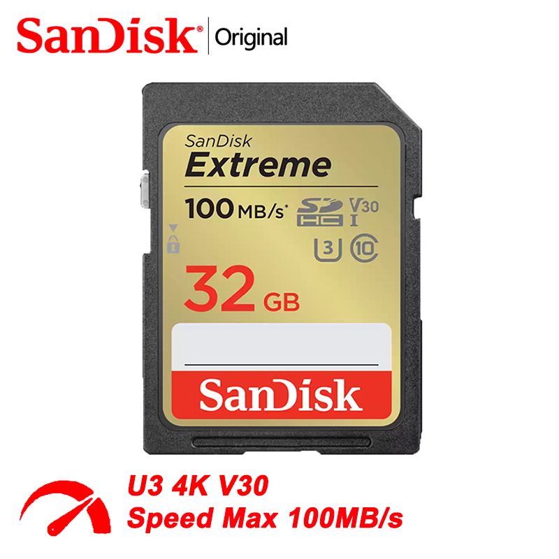 SanDisk Карта памяти Extreme 32 ГБ (SDSDXVT-032G)