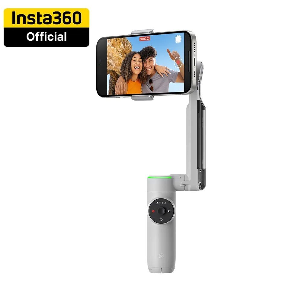 Insta360FlowPro-3-хосевойстабилизатордлятелефона,смартфона.Серый