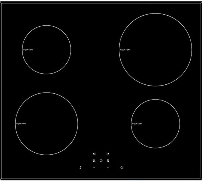Индукционная варочная панель Хайер B2B HHX-Y64NVB, черный