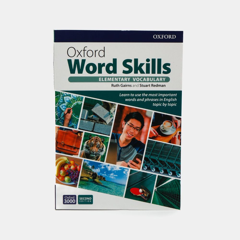 Oxford Word Skills elementary vocabulary second edition полноформатный А4 | Redman Stuart, Gairns Ruth