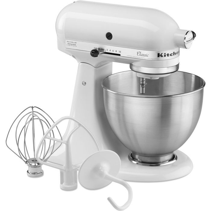 KitchenAidПланетарныймиксер5K45SSEWH,275Вт