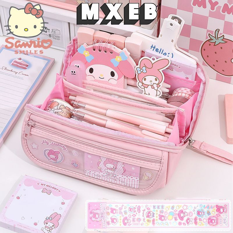 Санрио Моя Мелодия Пенал My Melody от Sanrio Поставляется с наклейками