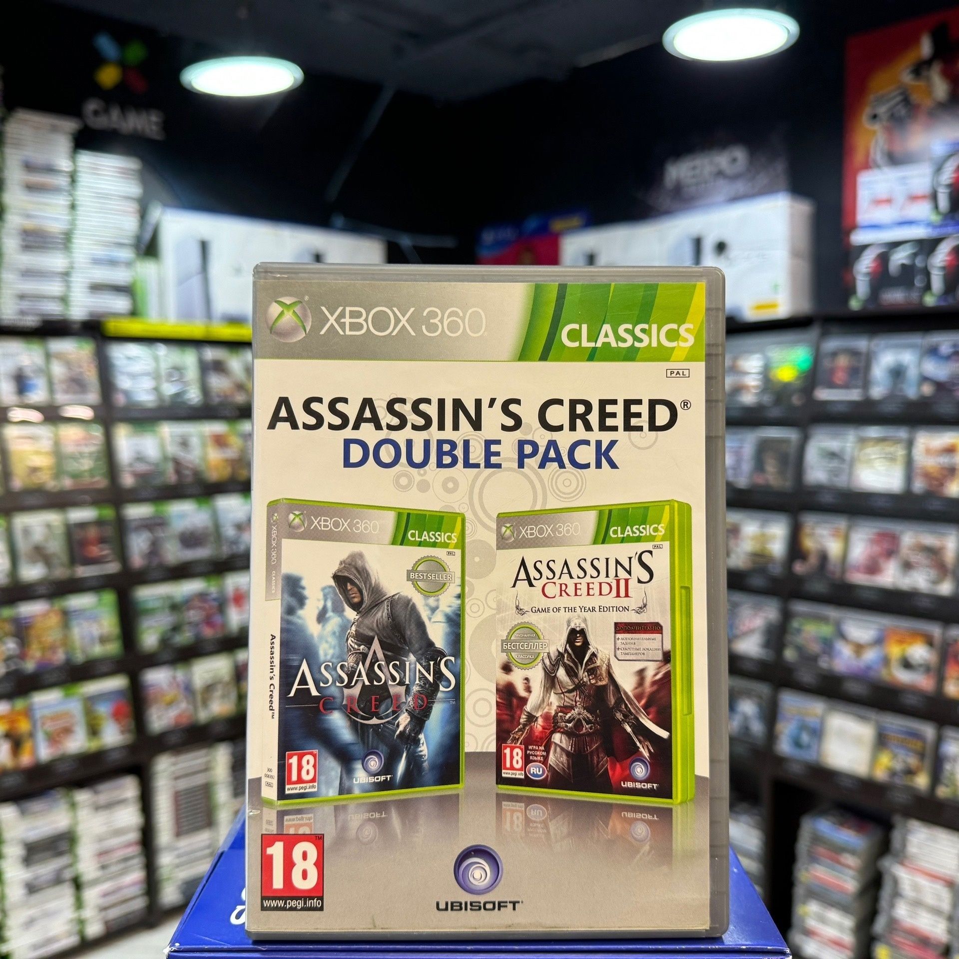 Игра Assassin's Creed + Assassin's Creed II GOTY (Xbox 360) (Box)