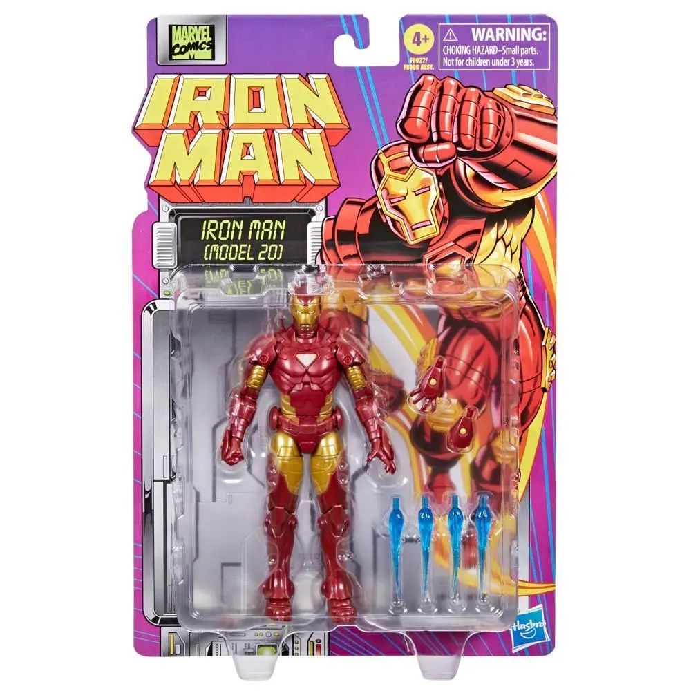 Hasbro Marvel Legends Series Iron Man Model 20 6 Retro Comics Collectible Action Figure