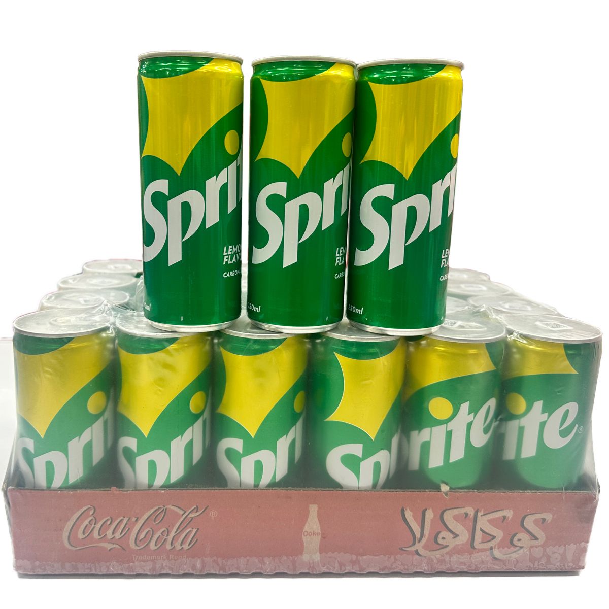 Напиток газированный Sprite Лимон, лайм 250мл, 24 банки