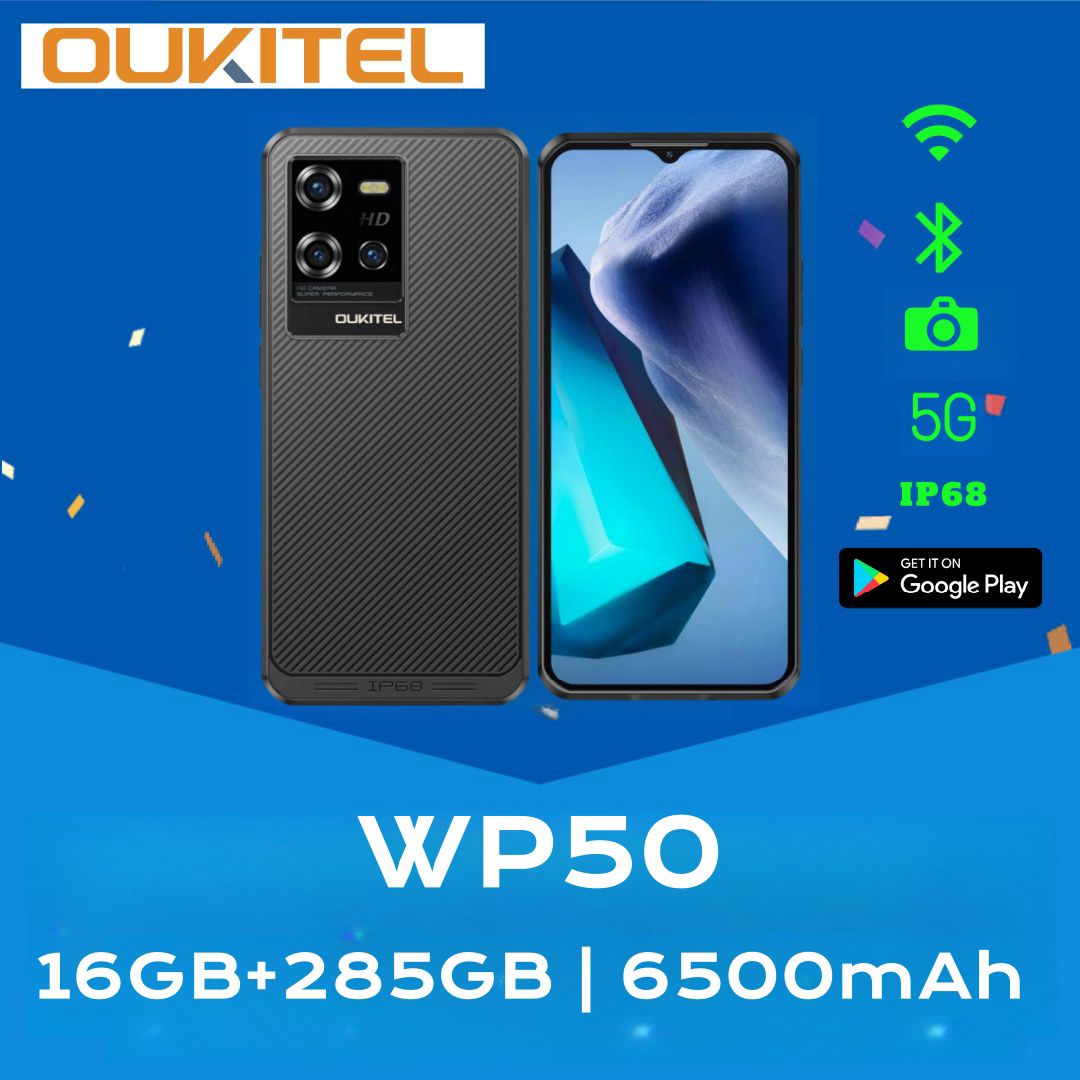 OukitelСмартфонOukitelWP50Global16/256ГБ,черный