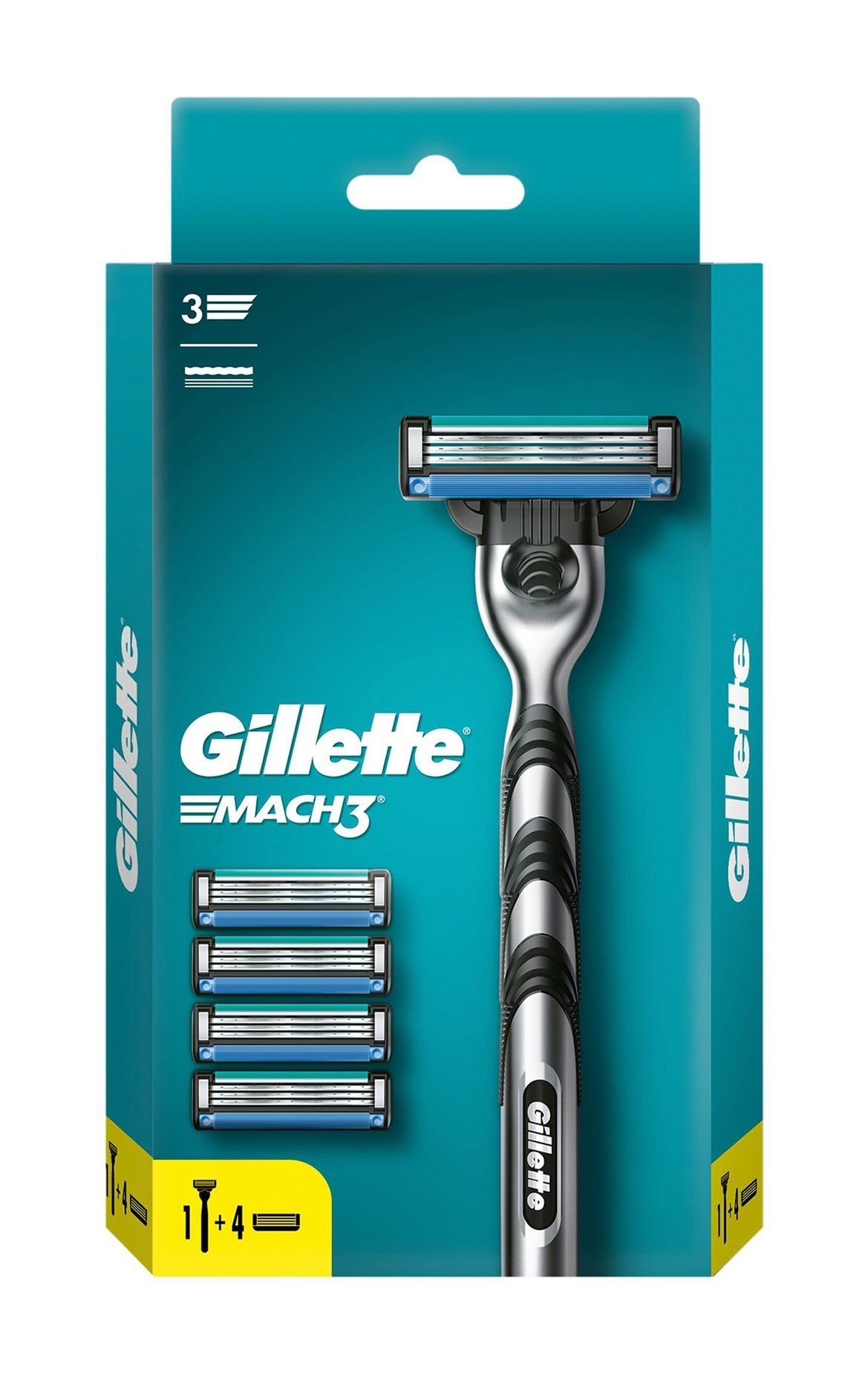 GilletteМужскаябритваMach3,с5сменнымикассетами