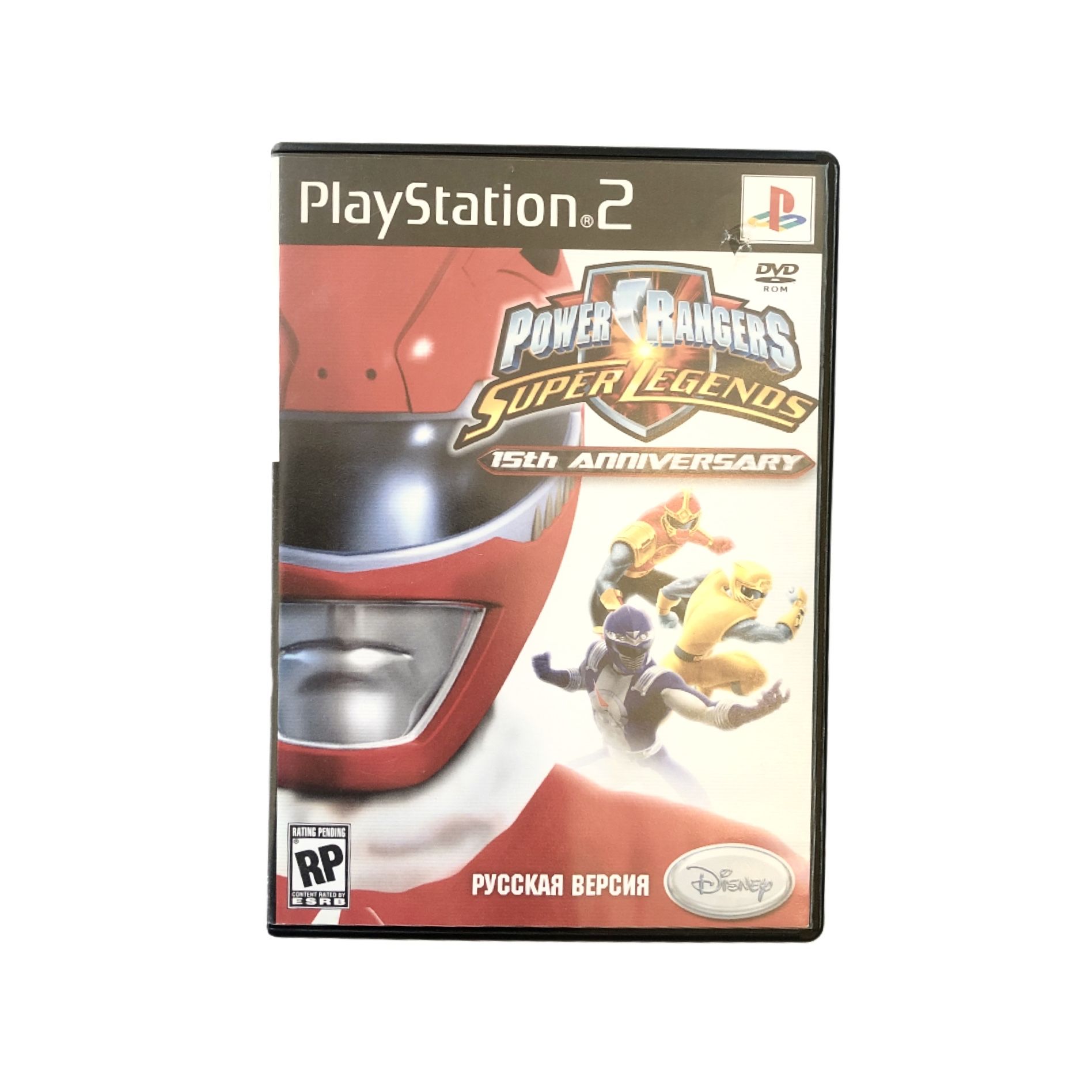 Игра Игра PS 2 (PlayStation 2) Power Rangers: Super Legends 15th Anniversary - Action-adventure, Disney Interactive Studios, 2007 (PlayStation 2, Русская версия)