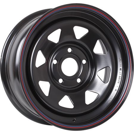 ORW (Off Road Wheels) JEEP Black Колесный диск Штампованный 17x8" PCD5х127 ET0 D75