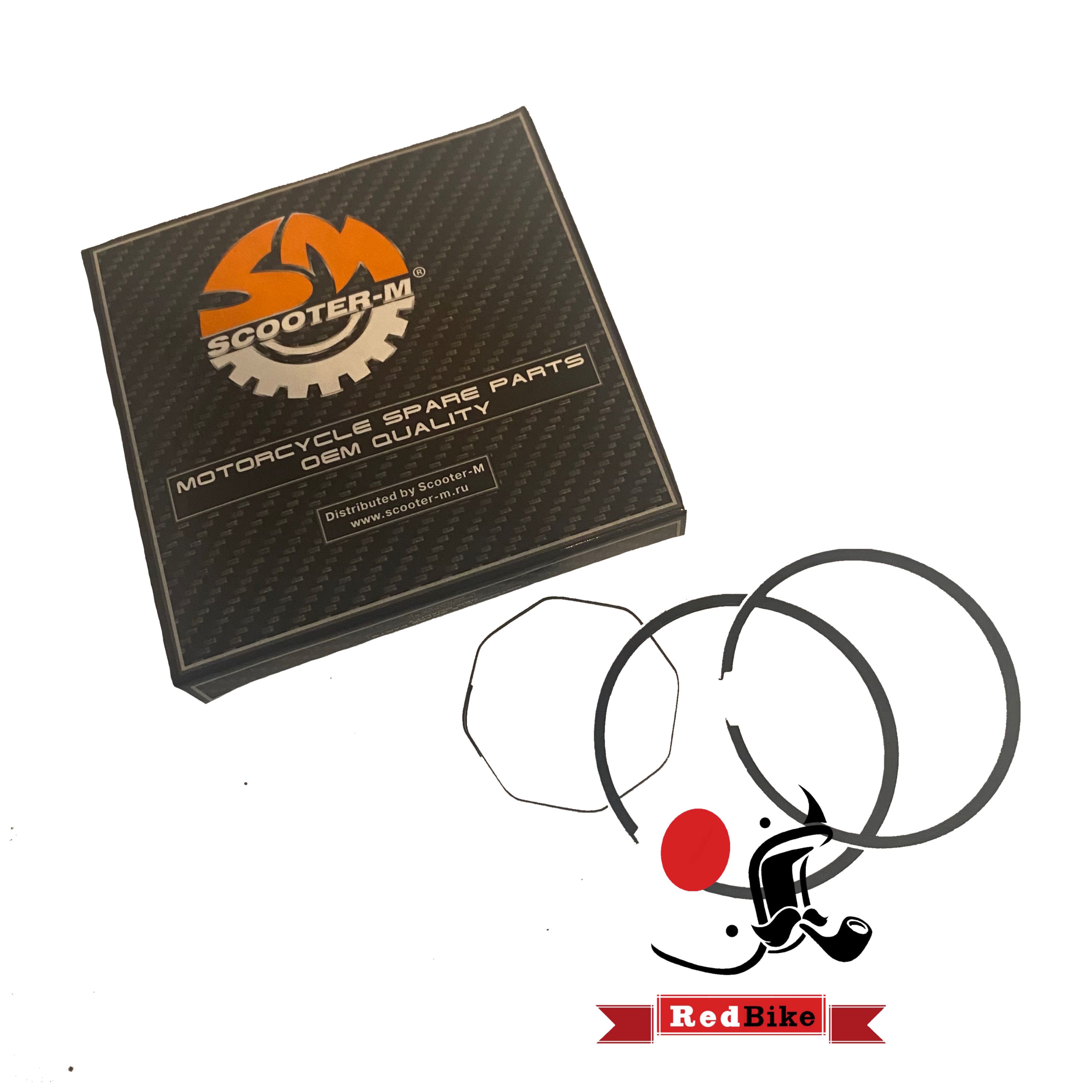 Scooter-m Кольцо поршневое, арт. 0285-010-9459, 1 шт.