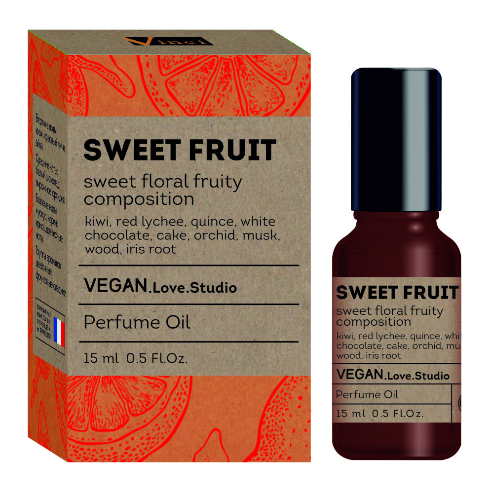 Масляные духи женские VEGAN Sweet Fruit 15 мл