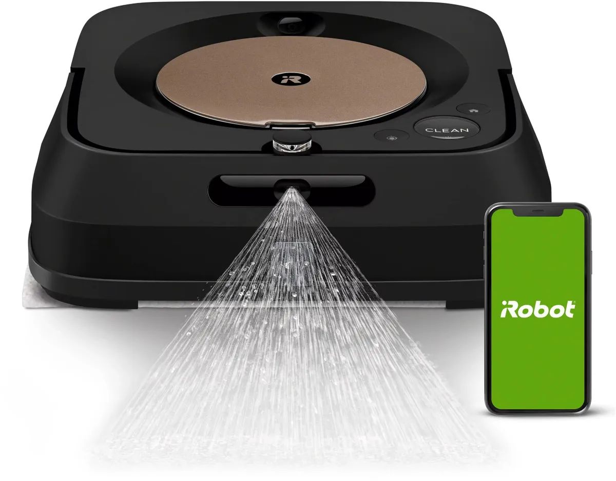 Робот-пылесос iRobot Braava Jet M6, 50Вт, черный/черный m613240