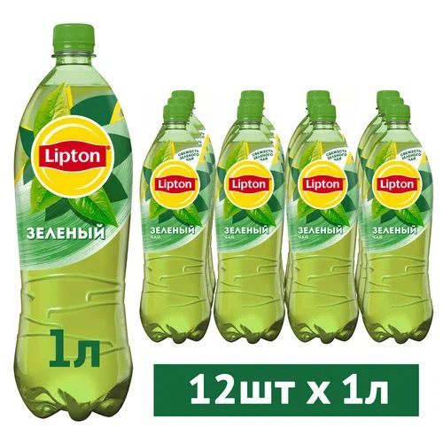 Холодный чай Lipton Зелёный, 12 шт х 1л